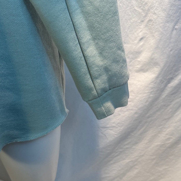 Women's Light Green Hoodie Sweatshirt - Picture 2 of 10